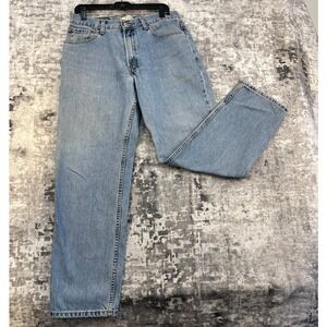 Vtg Levis 550 Relaxed Fit Jeans Men 34x32 Light Stonewash Blue Denim  Cinch